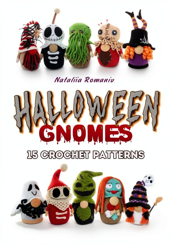 Crochet Gnomes Patterns Digital Book Craft Hobby Guide-0