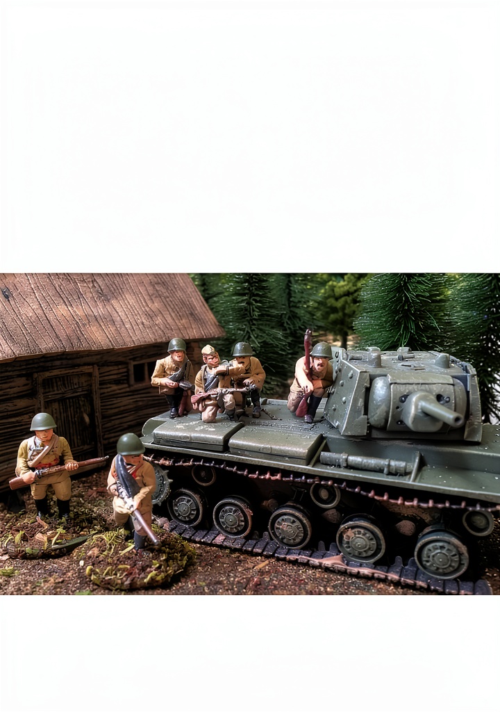 Illustrated miniatures book cover showing detailed model designs